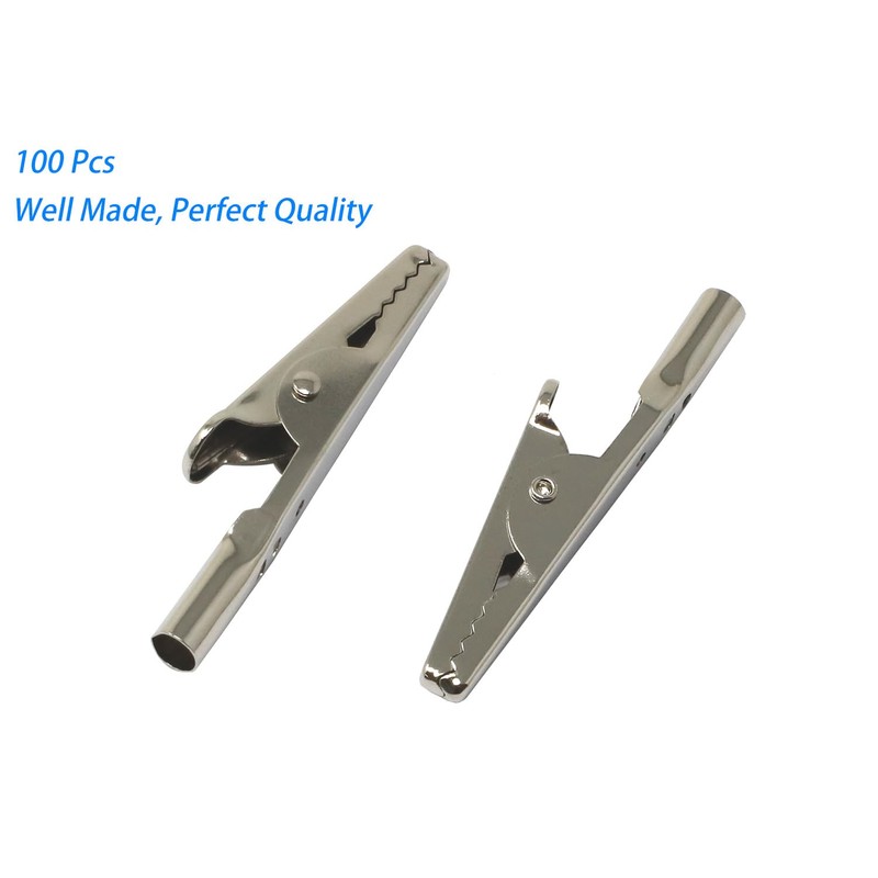 iexcell 100 Pcs 2 Inches / 51 mm Steel Alligator