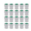 GODESON Pack of 20 Chrome Plated Brass Tire Valve Stem