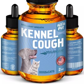 Alfa Pet Dog Cough - Kennel Cough - Dog Allergy Relief - Supplements for Dogs & Cats H...