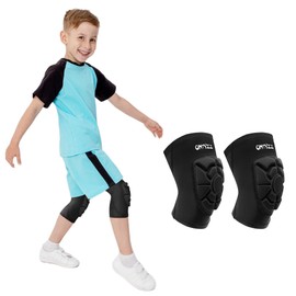 ONTYZZ Knee Pads Children's Volleyball Padded Compression 1 Pair Lightweight and Thin Comfortable Ventilation Flexible Sports Knee Sleeves Youth for Dancing Basketball Wrestling Padded Sleeves