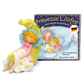 tonies Audio Figures for Toniebox, Princess Lillifee Goodnight Stories - The Enchanted Water Lilies / The Golden Pearl, Audio Play with Songs for Children from 3 Years, Playing Time Approx. 50 Minutes