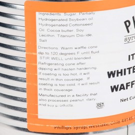 White Chocolate Waffle Cone Dip - #10 Can By Tabletop King
