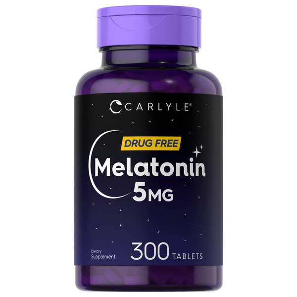 Carlyle Carlyle Melatonin 5mg | 300 Tablets | Drug Free