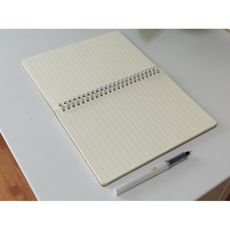 YUREE Spiral Notebook/Spiral Journal, Hardcover Spiral Lined Notebook, 140 Pages