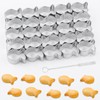 Gold Fish Cracker Cutter, 25 Cavity Fish Cookie Cutter with