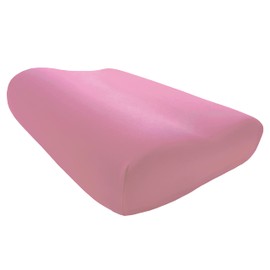 Edda Lux Cover Suitable for Tempur Original Sleeping Pillow S, M, L and XL, 50 x 31 cm, Shape-Retaining Jersey Cushion Cover for Neck Support Pillow, Made of 100% Cotton, Flamingo