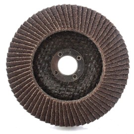 SI FANG 80 Grit Flap Discs 4" x 5/8 Inch Aluminum Oxide 10 Pack Angle Grinder Attachm...