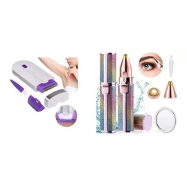 Innovaciones Duo Depiladoras Recargable Indolora Facial Brazos Piernas