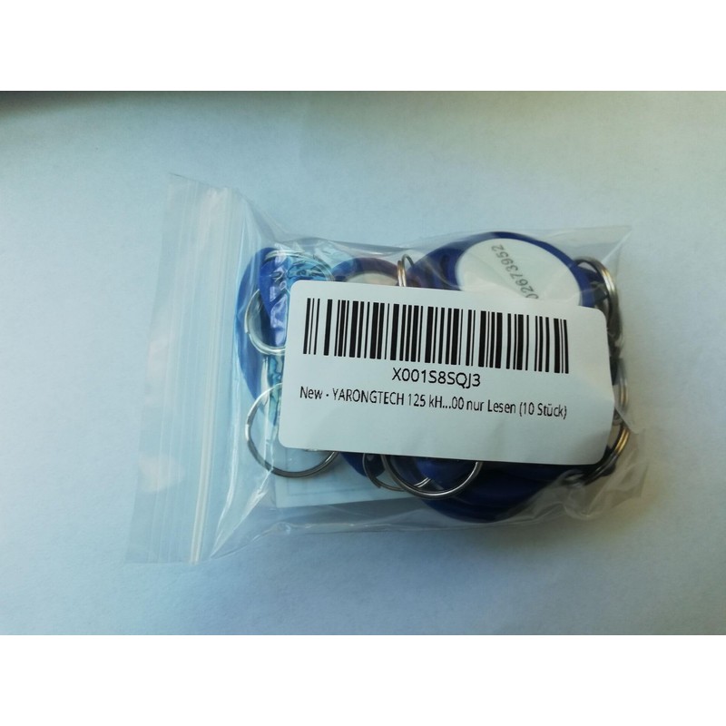 YARONGTECH 125KHz RFID Tags EM4100 Read Only (Pack of 10)
