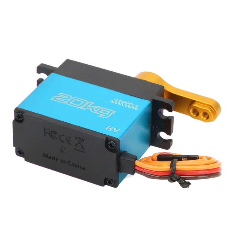 20KG RC Digital Servo 180 Degree Rotation High Speed Metal