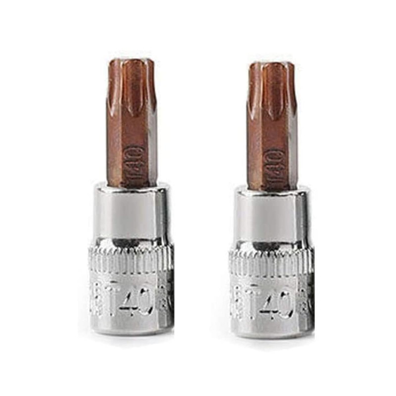 1/4" Torx Bit Socket Kit Socket Wrench Torx Bits Chrome