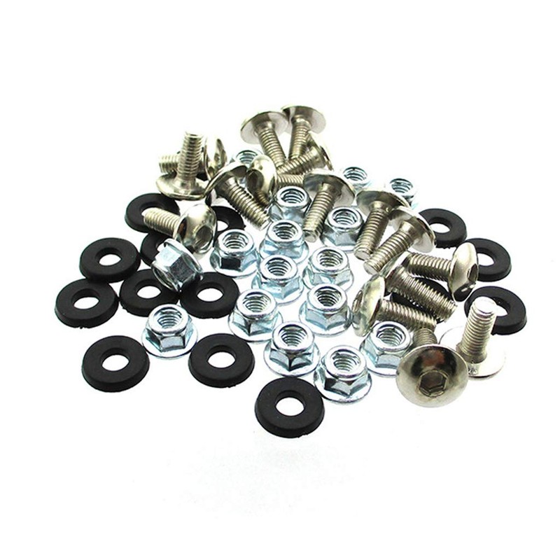 TC-Motor M6 x 16 Plastic Fender Bolt Washer Nut Screw