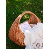 e-wicker24 Gift Basket, Natural Wicker Bag, Shopping Basket (25 x