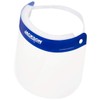 Durable, Splash Protective Disposable Face Shield, Clear Anti-Fog PET Window,