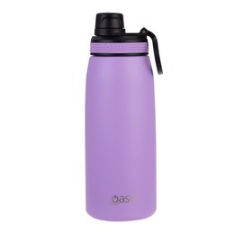 OASIS STAINLESS STEEL DOUBLE WALL INSULATED SPORTS BOTTLE WITH SCREW-CAP 780ml - LAVENDER