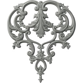 Ekena Millwork 21 1/4"W x 25 5/8"H x 1 1/4"P Kinsley Center Onlay