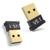 2 Pack Bluetooth Adapter for PC, Wansurs USB Bluetooth Adapter