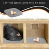 4 Pcs Washable Chicken Nest Pads, Reusable Nesting Mats for