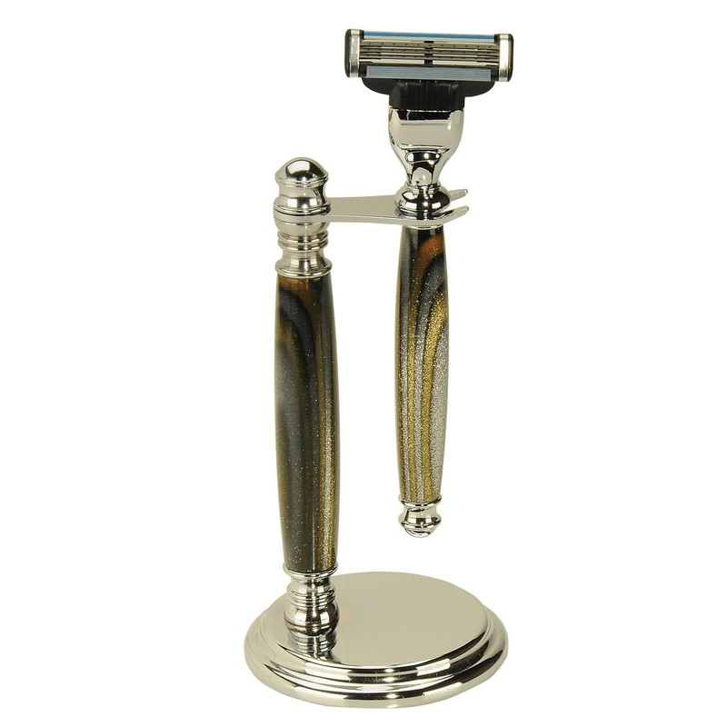 Penn State Industries PKRASTFCH Deluxe Shaving Razor Stand Kit, Woodturning