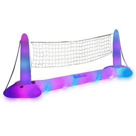 Poolcandy Illuminated Giant Floating LED Volleyball Set