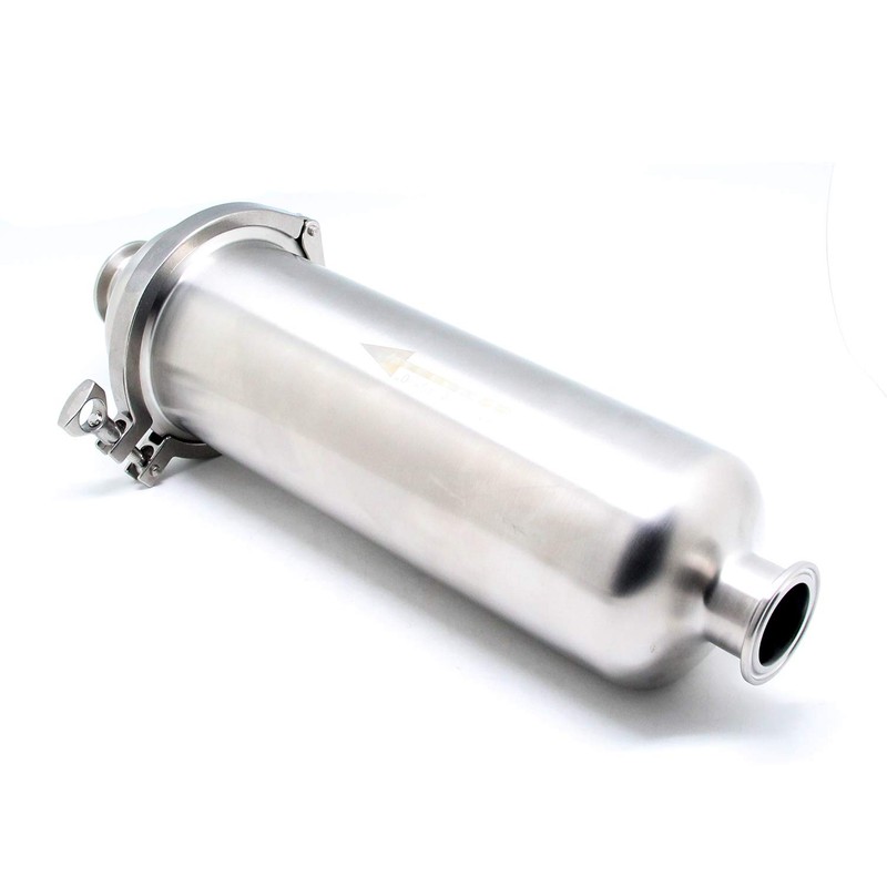 QiiMii 1.5" Tri-Clamp Filter SS304 Sanitary Fittings Inline Straight Strainer