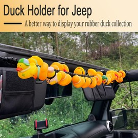 Duck Holder for Jeep,Duck Mount Holder Compatible with Jeep Wrangler TJ JK&JL,Paracord Duck Holder,Red(1PCS)