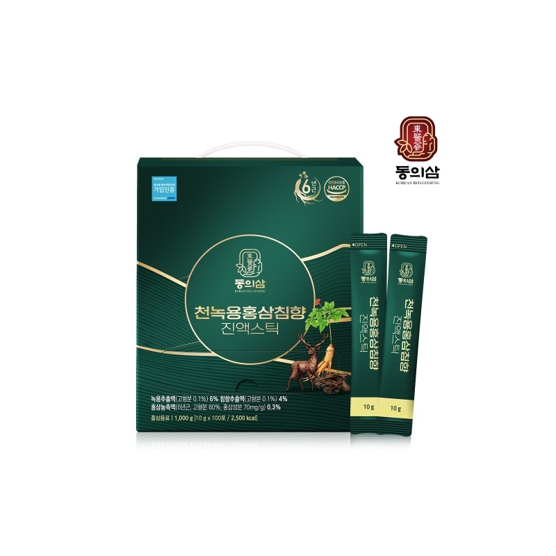 Donguisam Cheonnokyong Red Ginseng Agarwood Extract Stick 10g x 100
