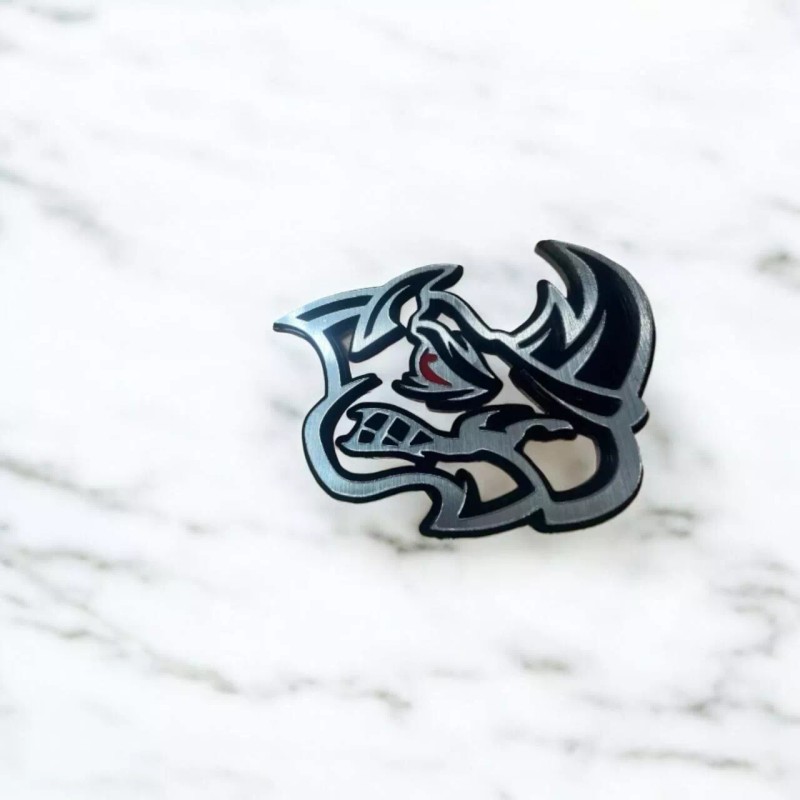 Emblem Badge Rhino Badges Emblem Red Eye Car/Truck,(2) BADGES, Fender