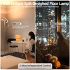 FIMEI Split Floor Lamp Modern LED Rotatable Floor Lamp with