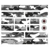 BIKE-label X400128VA Bicycle Frame Sticker Set XL Sticker Set E-Bike