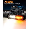 OFFKAT Sync Feature Ultra Slim 12-LED Surface Mount Flashing Strobe