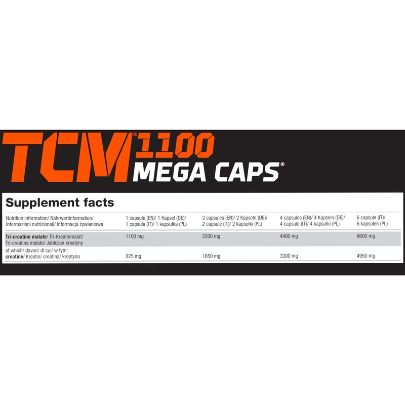 Olimp TCM Mega Creatine Capsules, Pack of 120 Capsules