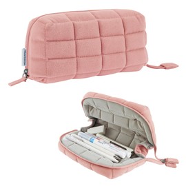 Kokuyo Pen Case, Pencil Box, Moco Moco Fluffy Pink F-VBF290P