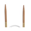 Seeknit Circular Knitting Needles, Bamboo, Beige, 40 cm x 12