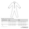 Trimaco SuperTuff Polypropylene Coverall, X-Large, White