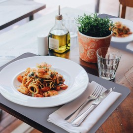 Kamehame Platzset Abwischbar Tischset Silikon 45 x 30 cm 2 Stück Kinder Platzdeckchen Abwaschbar rutschfest Hitzebeständig für Küche, Zuhause, Restaurant, Speisetisch