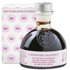 Il Borgo del Balsamico – IGP Balsamic Vinegar of Modena, 3.38 fl oz (100 ml), Monogram Aceto Balsamico di Modena IGP, Gourmet Balsamic Vinegar from Italy