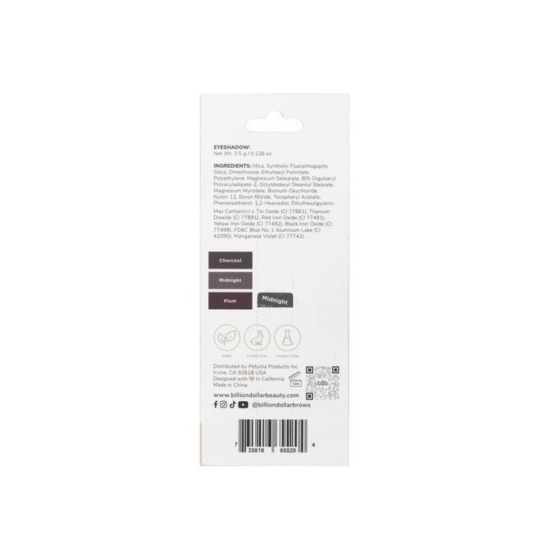 Billion Dollar Brows Eyeshadow Collection Trio - Smoky 3.5g /