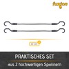 fuxton Set of 2 elastic straps, short, flat with hooks,