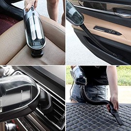 Aspiradora portátil del automóvil vacío de mano inalámbrico de alta potencia con cable de 13 pies - 12V - Kit de accesorios para automóviles y...     
