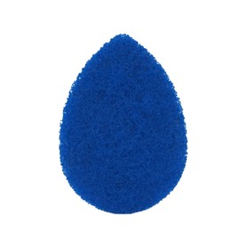 Towa Sangyo Replacement Beaded Bath Sponge, Blue, Width 4.3 x Depth 1.3 x Height 6.1 inches (11 x 3.2 x 15.4 cm), Scratch Resistant, Easy to Wash Sumies and Curved Surfaces