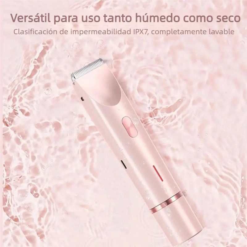 Depiladora De Bikini Para Mujer Electrica Doble Cabeza 2in1