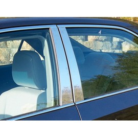 QAA is Compatible with 2012-2014 Toyota Camry 4 Piece Stainless Pillar Post Trim PP12130