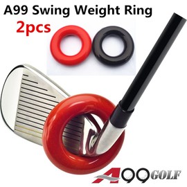 2pcs A99 Golf Club Weighted Swing Ring - Swing Warm-Up Tool, Warm Muscles
