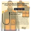 9V Heated Jacket Battery Step-Up Adapter Charger Cable for 7.4V