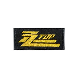 ZZ Top Logo Patch Iron On Sew On Embroidered Patch Badge Applique for Clothes Shirts Jeans etc
