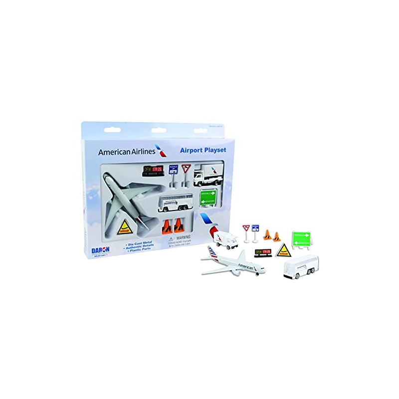 DARON American Airlines 12-Piece Playset