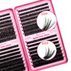 Selawasty DIY Lash Extension Kit 640pcs Individual Lashes Clusters D