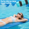 HFYZZ 4 Set Floating Water Mat Straps with Pad Protectors,