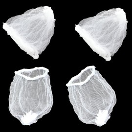 KKUANG 100PCS Kitchen Sink Beam Strainer Set 9x6cm White Disposable Kitchen Bathroom Sink Outlet Dishwashing Drain Outlet Anti Clogging Cleaning Floor Drain Screen